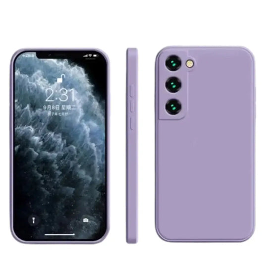 Premium Silicone Case for Samsung Galaxy A & S Series (Purple)