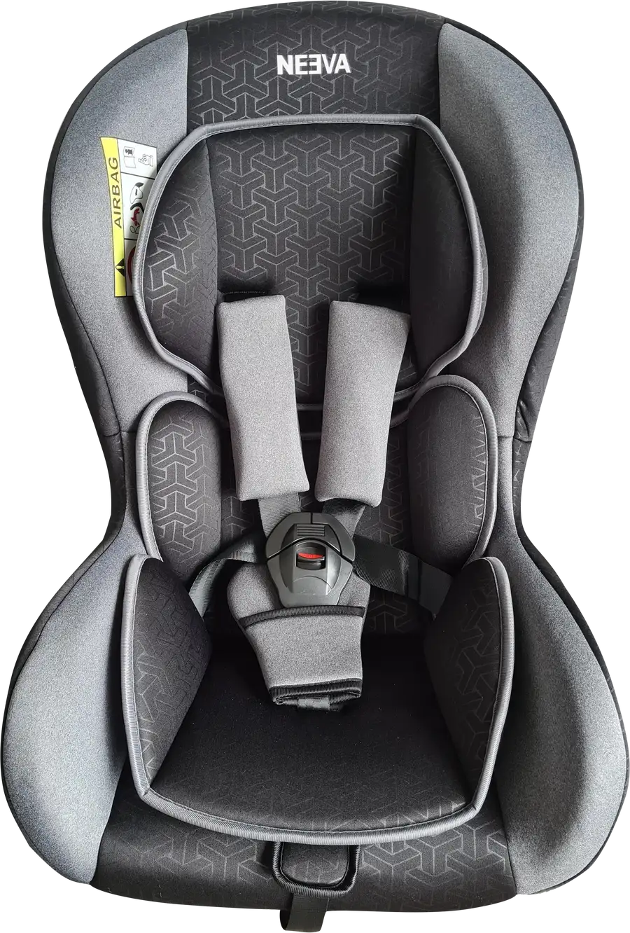 Neeva Convertible Carseat 0-18kgs - Black Interlock - Babyonline