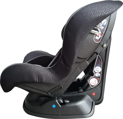 Neeva Convertible Carseat 0-18kgs - Black Interlock - Babyonline