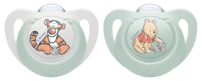 NUK Disney Winnie the Pooh Star Silicone Soother - Pack of 2