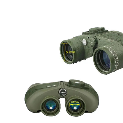 Professional Binoculars – Waterproof with Rangefinder & Compass (10x50)