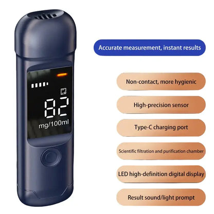 Professional Digital Alcohol Tester – Breathalyzer