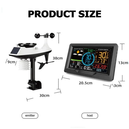 Professional Wireless Weather Station with Wind & Rain Sensors