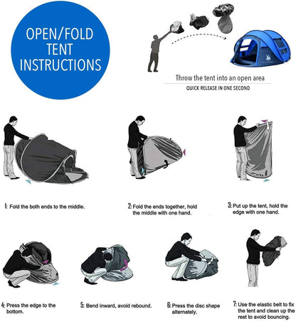 2-3 Person Pop Up Camping Tent