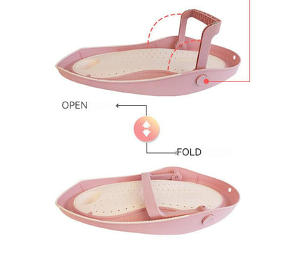 Foldable Baby Bath Seat-Pink