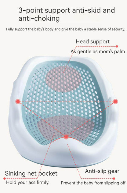 Foldable Baby Bath Seat-Grey