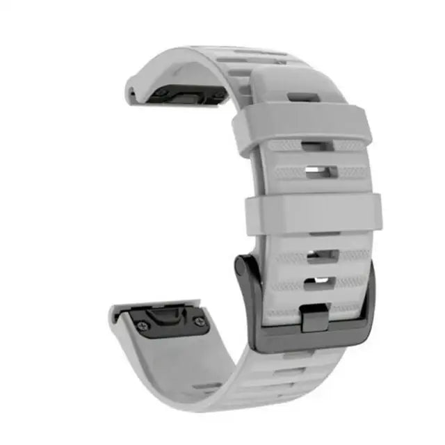 QuickFit Silicone Strap for the Garmin Descent MK1/MK2/MK2i, Enduro/2, Tactix Delta (26mm) (10 colours available)