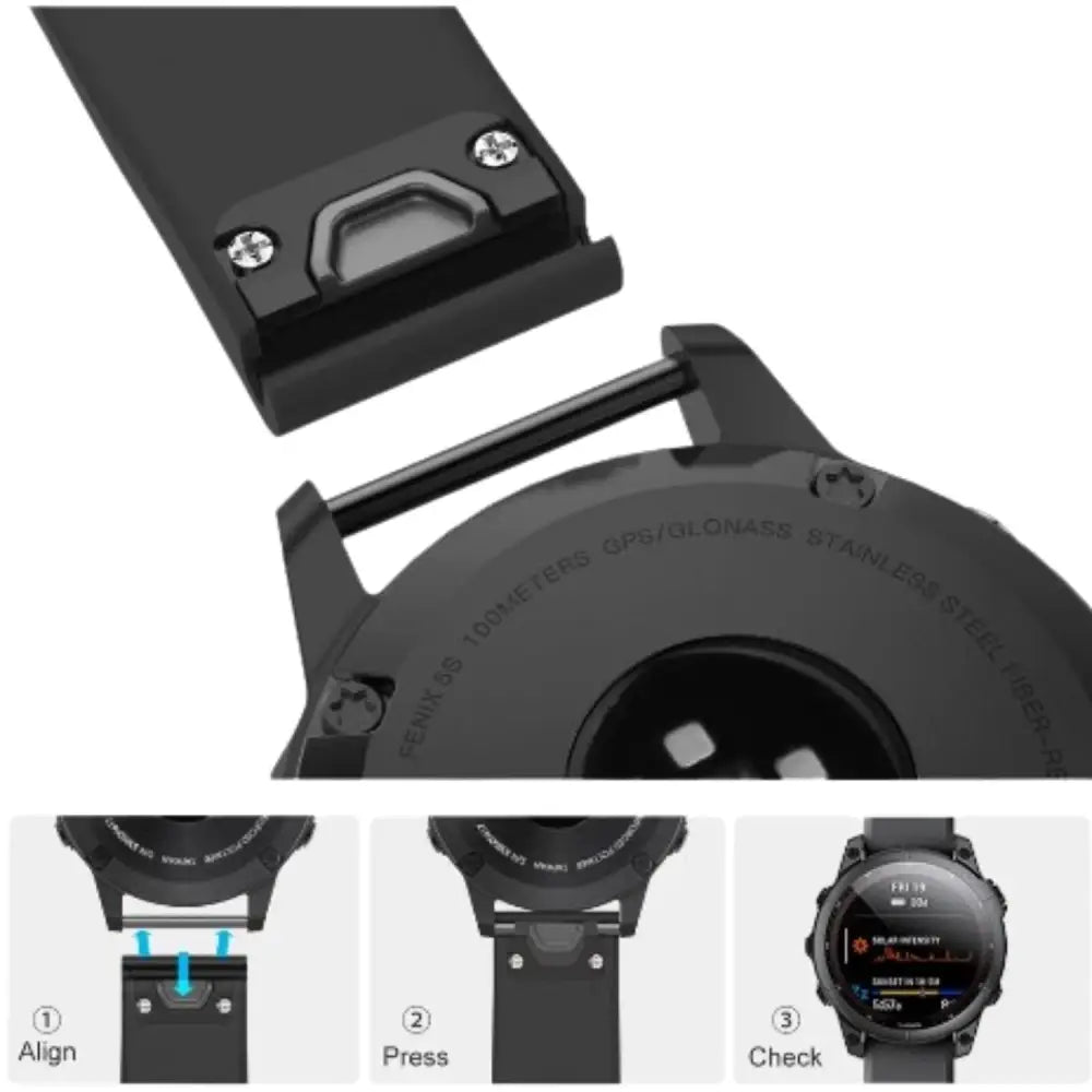 QuickFit Silicone Strap for the Garmin Epix Pro (47mm) (available in 12 colours)
