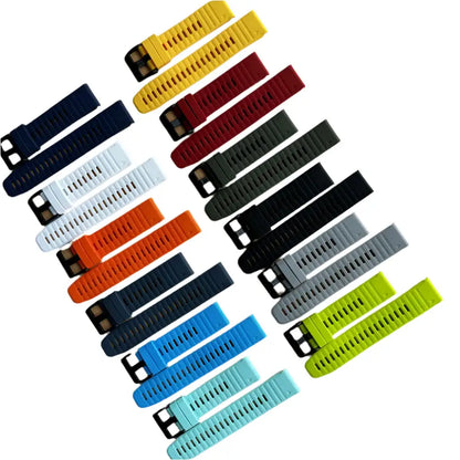 Quickfit Silicone Strap for the Garmin Watch Series (available of various range of models and 46 colours)