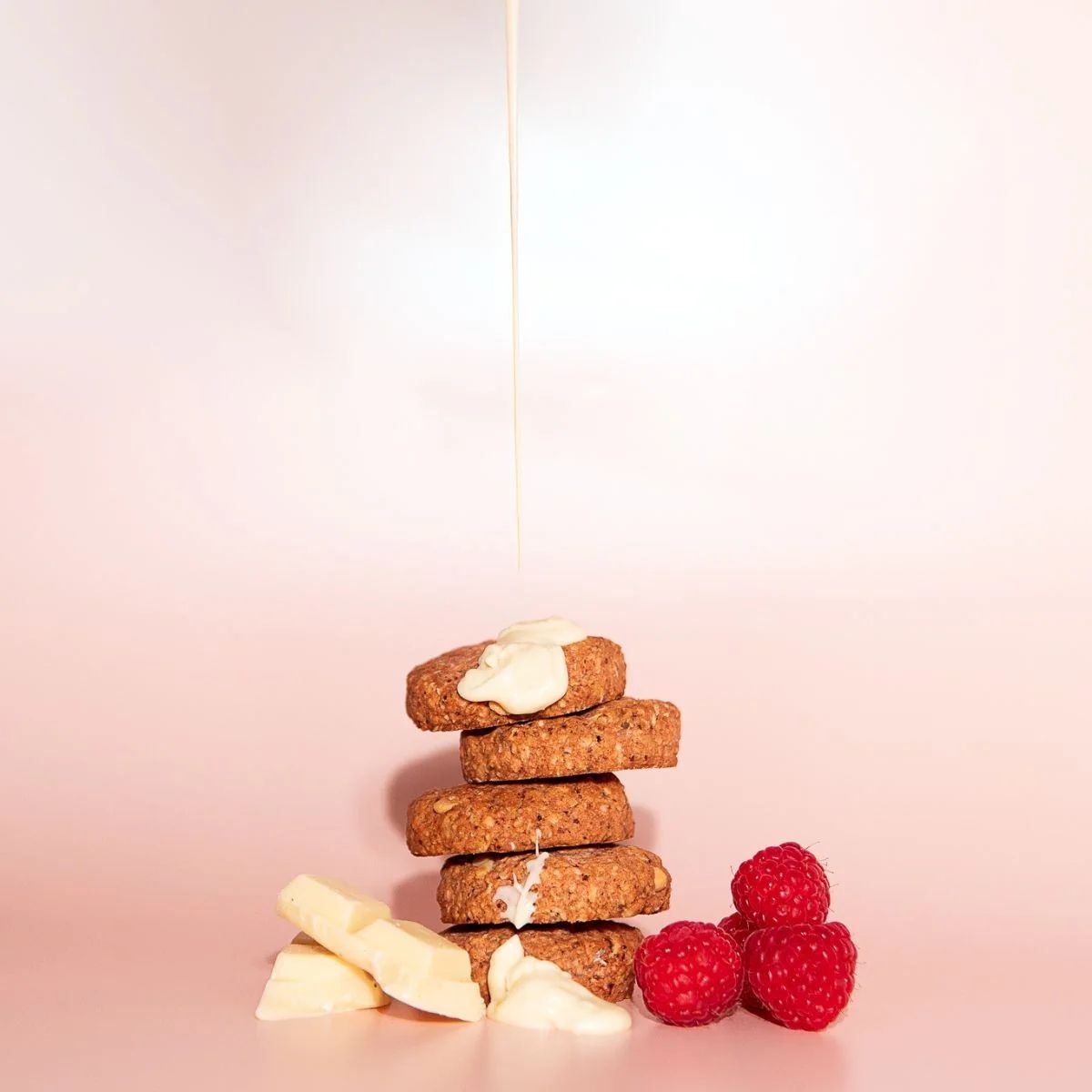 Franjos Kitchen - Raspberry & White Choc Mama Biscuits