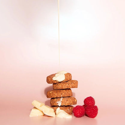 Franjos Kitchen - Raspberry & White Choc Mama Biscuits