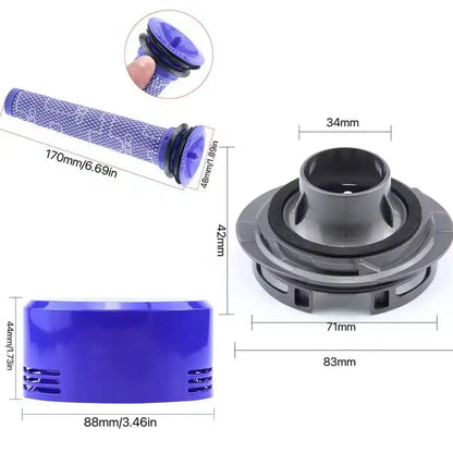 Rear Motor HEPA Filter Cover Replacement for V7 & V8 Vacuum Cleaners