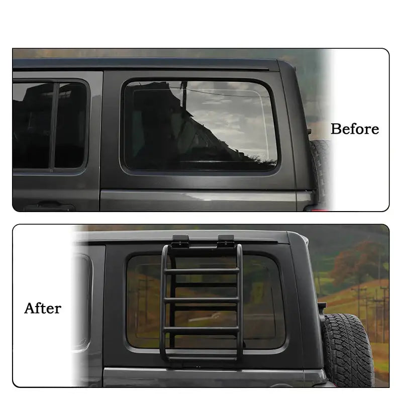 Rear Window Rack / Ladder for RV's & Campervans