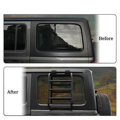 Rear Window Rack / Ladder for RV's & Campervans