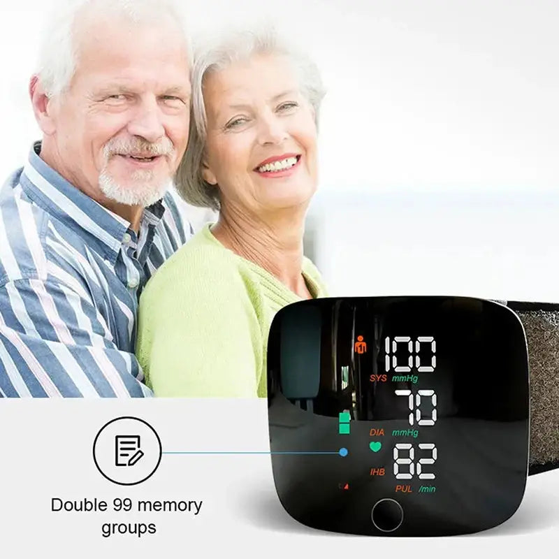 Rechargeable Digital Wrist Blood Pressure Monitor
