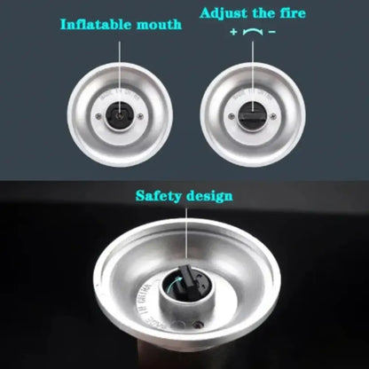 Refillable Butane Gas Lighter – Adjustable Flame
