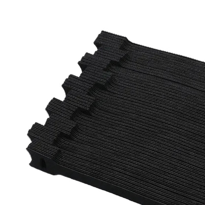 Releasable Black Nylon Hook & Loop Cable Ties 15/20/25/30cm