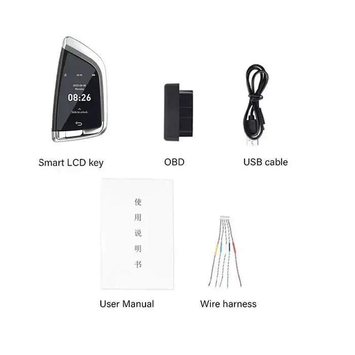 CF568 Universal Smart LCD Remote Key for BMW, Mercedes-Benz, Audi, Ford, Lexus, Mazda, Nissan, Renault, Suzuki & Toyota