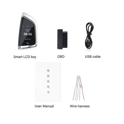 CF568 Universal Smart LCD Remote Key for BMW, Mercedes-Benz, Audi, Ford, Lexus, Mazda, Nissan, Renault, Suzuki & Toyota