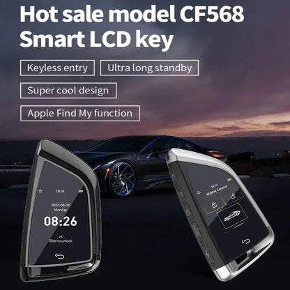 CF568 Universal Smart LCD Remote Key for BMW, Mercedes-Benz, Audi, Ford, Lexus, Mazda, Nissan, Renault, Suzuki & Toyota