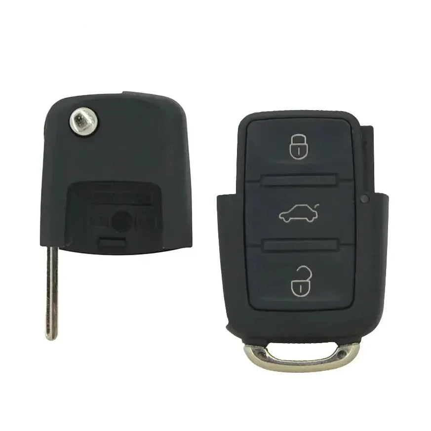 3-Button Remote Car Key 315MHz ID48 HU66 for VW Passat, Golf, Jetta & Skoda (2001+)