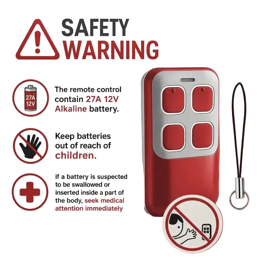 B&D Tritran TB5/TB6/TB7 433MHz Garage Door Remote