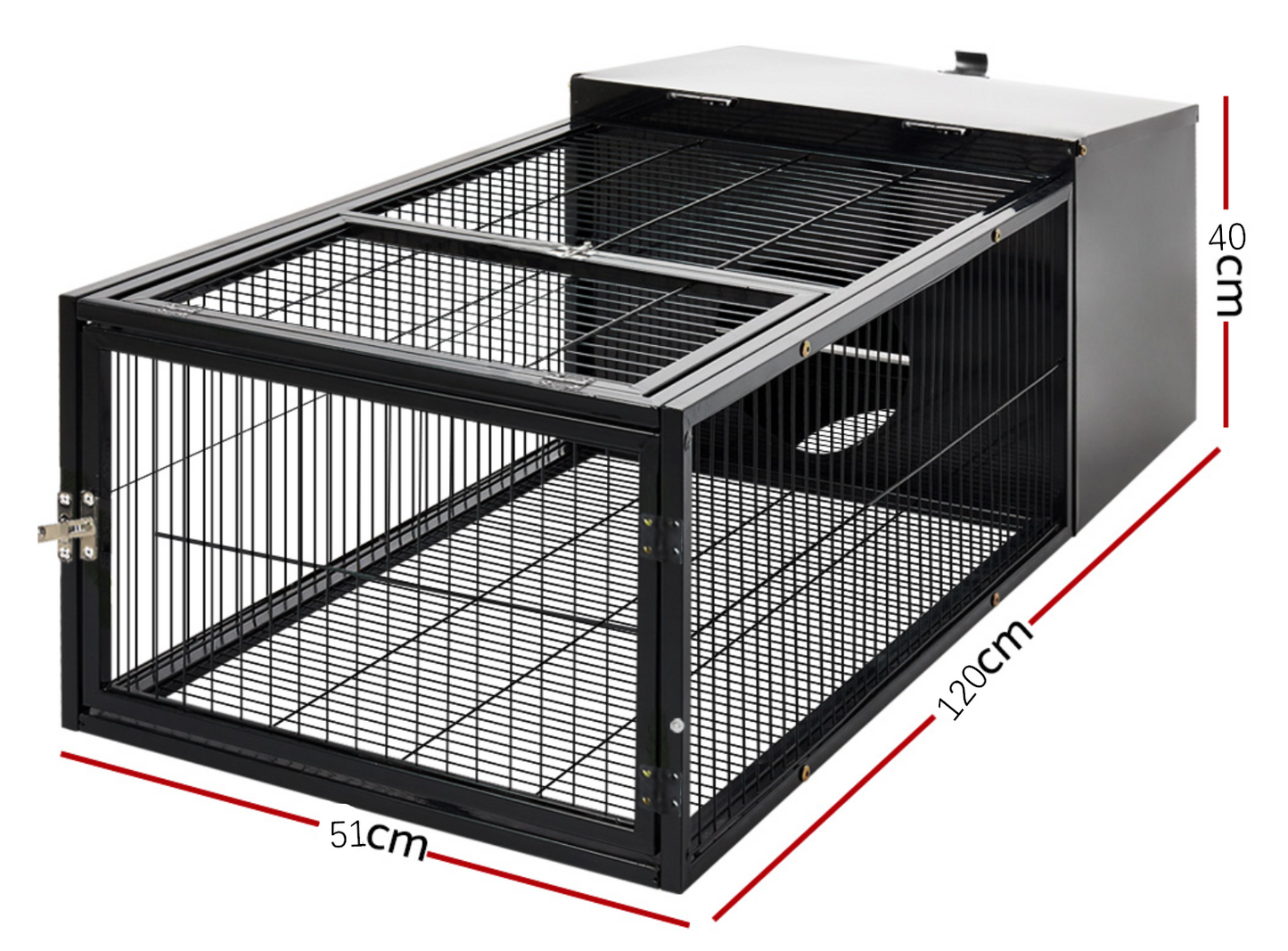 120cm Rabbit Cage Rabbit Hutch Pet Cage Playpen Enclosure Run