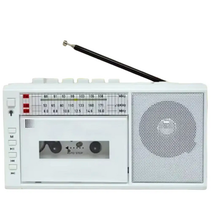 Retro Cassette Player with SD Card & Radio