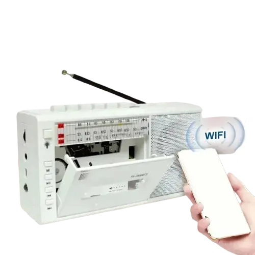 Retro Cassette Player with SD Card & Radio