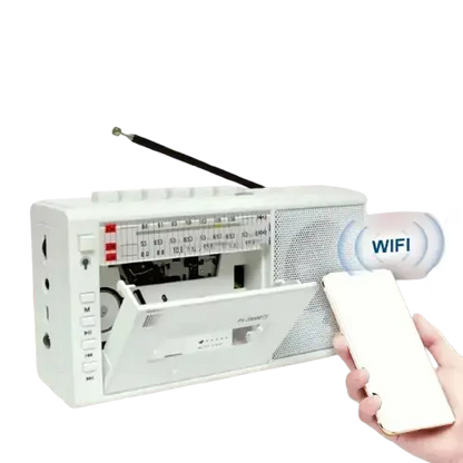Retro Cassette Player with SD Card & Radio