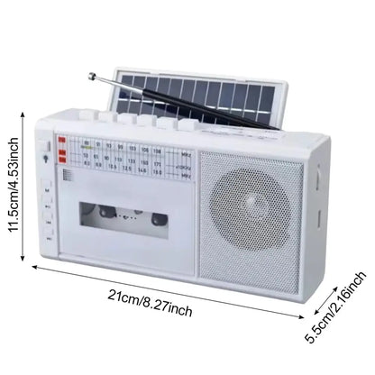 Retro Cassette Player with SD Card & Radio