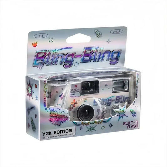 Retro 135 Disposable Film Camera with Flash, 18/27 Exposures