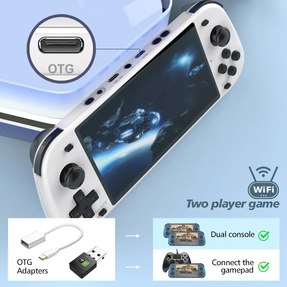 Retro Handheld Console – 5.1" Screen (4 colours available)