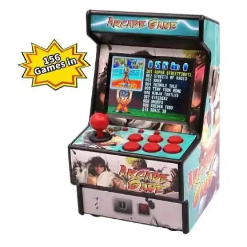 Retro Mini 16-Bit Handheld Game Console – 156 Built-in Games (5 colours available)