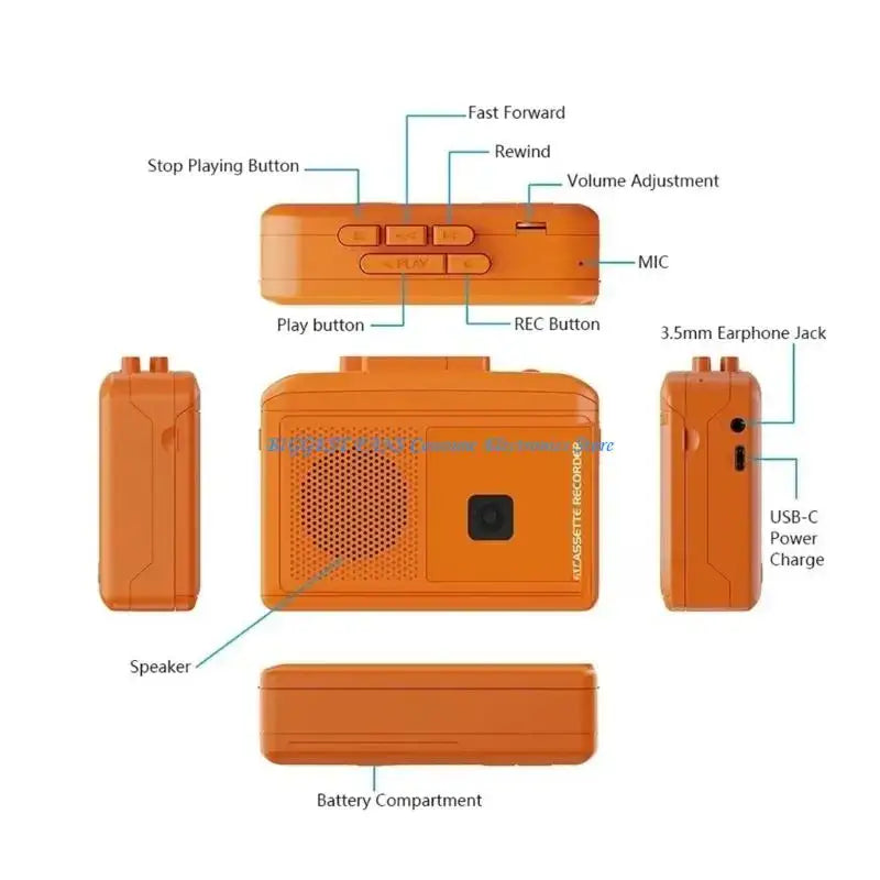 Retro Tape Player USB MP3 Converter