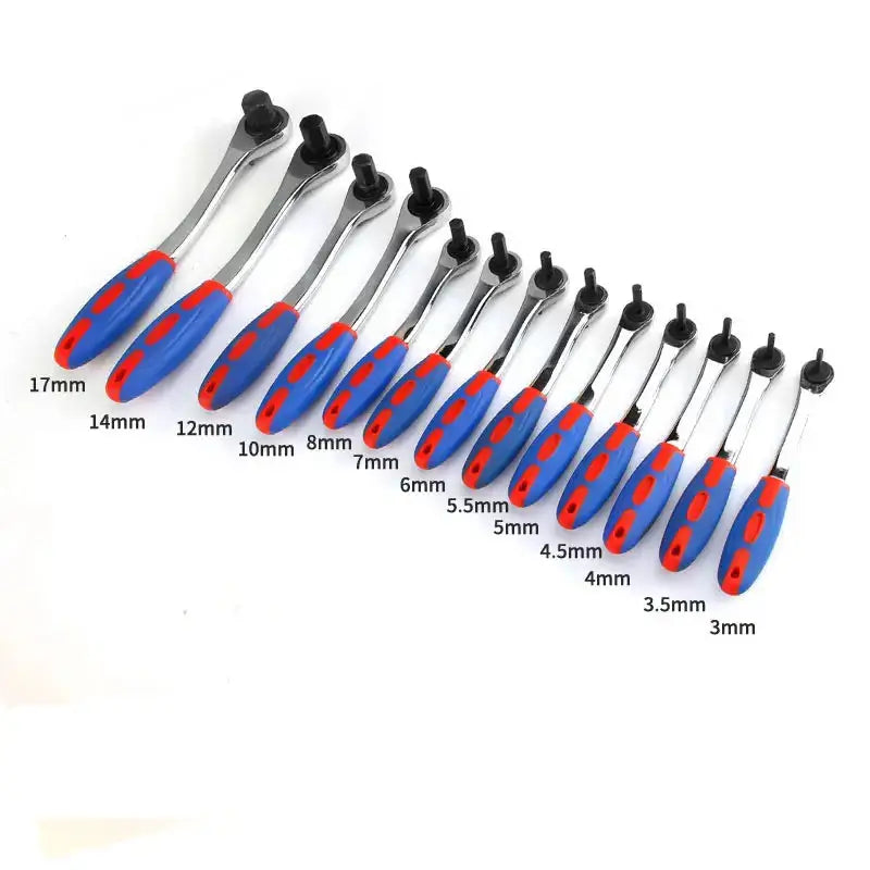 Reversible Ratchet Allen Key Wrench – 4mm to 17mm (available in various sizes)