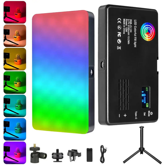 RGB LED Camera Light Panel for Vlog & DSLR