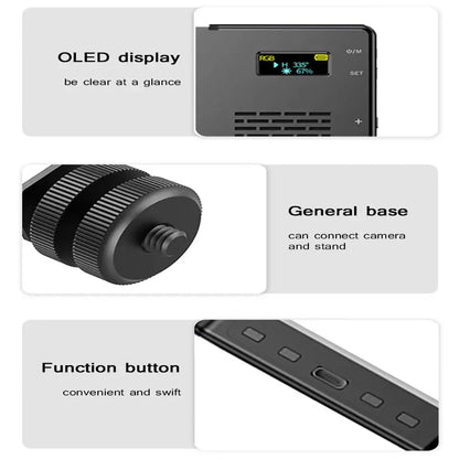 RGB LED Camera Light Panel for Vlog & DSLR