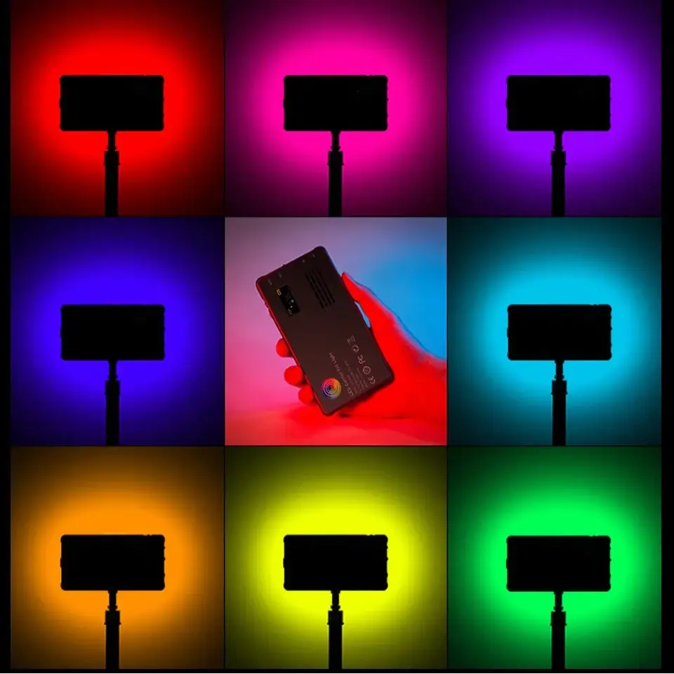 RGB LED Camera Light Panel for Vlog & DSLR
