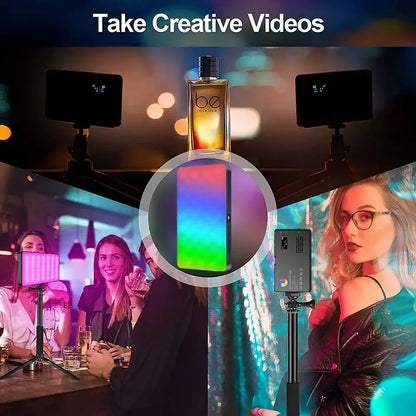 RGB LED Camera Light Panel for Vlog & DSLR