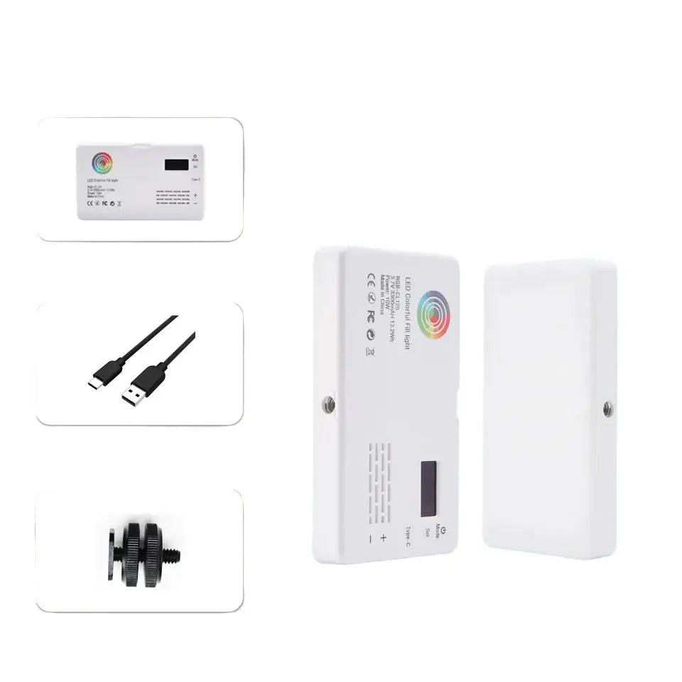 RGB LED Camera Light Panel for Vlog & DSLR