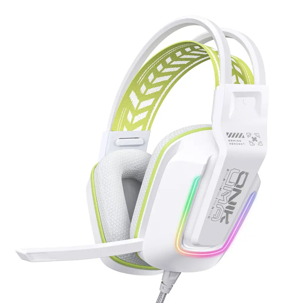 RGB Wired Gaming Headset – Over-Ear, HIFI Stereo with Mic (available in 3 colours)