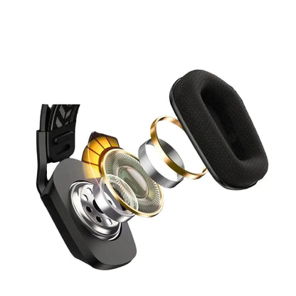 RGB Wired Gaming Headset – Over-Ear, HIFI Stereo with Mic (available in 3 colours)