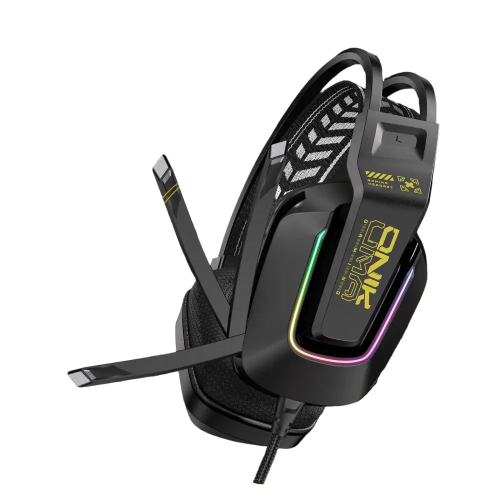 RGB Wired Gaming Headset – Over-Ear, HIFI Stereo with Mic (available in 3 colours)
