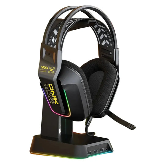 RGB Wired Gaming Headset – Over-Ear, HIFI Stereo with Mic (available in 3 colours)