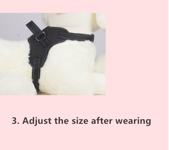 Dog Harness Pet Puppy Large Dog Vest Adjustable Pad M Size