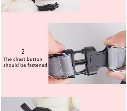 Dog Harness Pet Puppy Large Dog Vest Adjustable Pad M Size