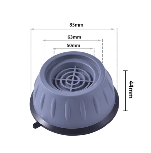 4PCS Anti-Vibration Feet Pads Washing Machine Plastic Mat - salelink.co.nz