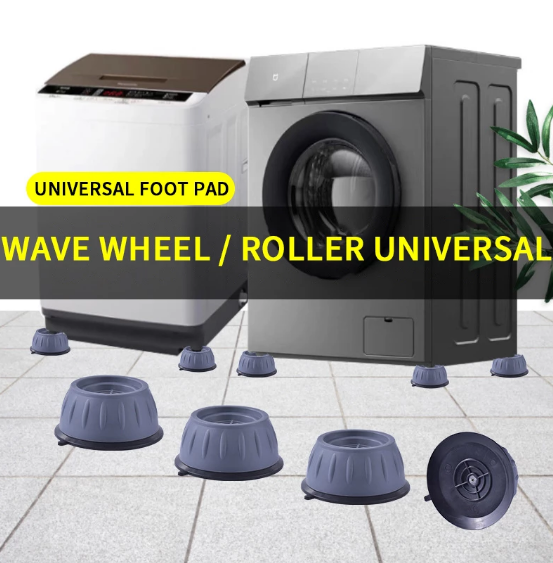 4PCS Anti-Vibration Feet Pads Washing Machine Plastic Mat - salelink.co.nz