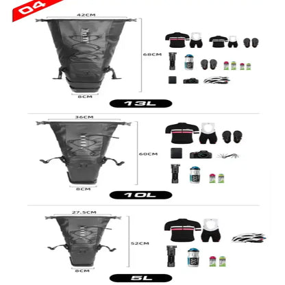 Waterproof Bike Saddle Bag 5L – 13L